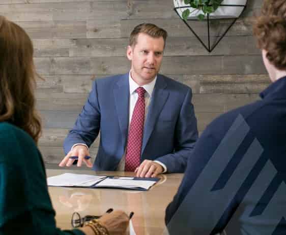 Attorney Scott in a meeting